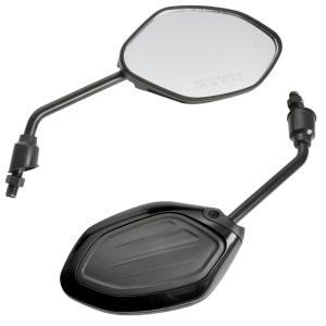 エアロミラー バイクミラー バックミラー ブラック