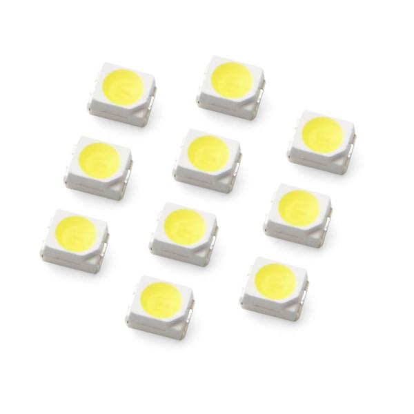 LEDチップ SMD 3528 ウォームホワイト 電球色 暖色 10個 打ち替え 打ち換え DIY ...
