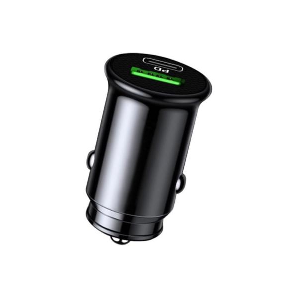 typeC typeA 2ポート 急速充電 シガーソケット充電器 PD3.0 QC3.0 15W ス...