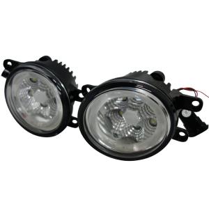 【LEDイカリング/ブルー】 GSA/ACA33W ヴァンガード [H19.8-] 爆光36W フォグランプ 純正交換 左右セット｜okshop2010