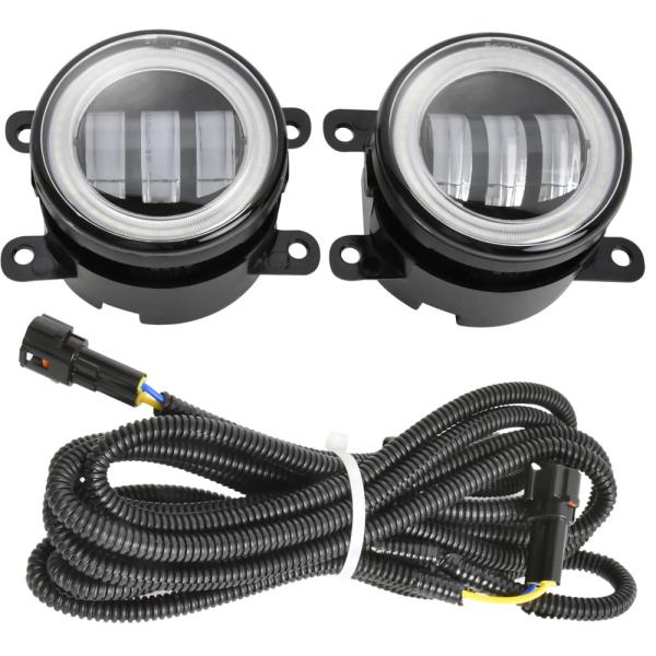 JC74W ジムニーノマド LED フォグランプ デイライト イカリング 左右セット 2色切替式 ホ...