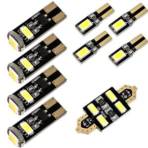 ランドローバー LV レンジローバーイヴォーク 後期 [H26.1-] LED ルームランプ 金メッキ キャンセラー内蔵 SMD 28発 9点セット｜OKショップヤフーショッピング店