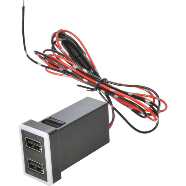 品番U11 NZE/ZRE140系 カローラフィールダー 急速充電USBポート クイックチャージ Q...