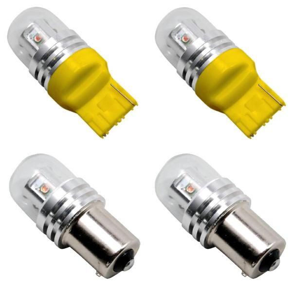 鬼爆閃光 エルグランド 前期 E50 [H9.5〜H12.7] LEDウインカー球 4個セット E