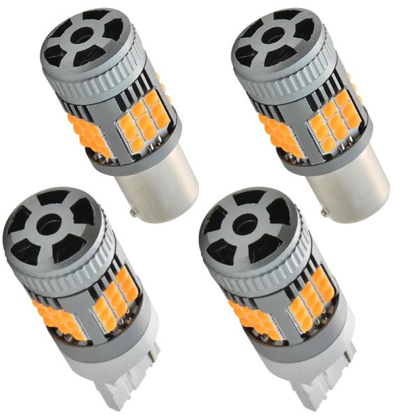 E50 エルグランドライダー前期 H10.5-H12.7 LED ウインカー球 アンバー 4個セット...