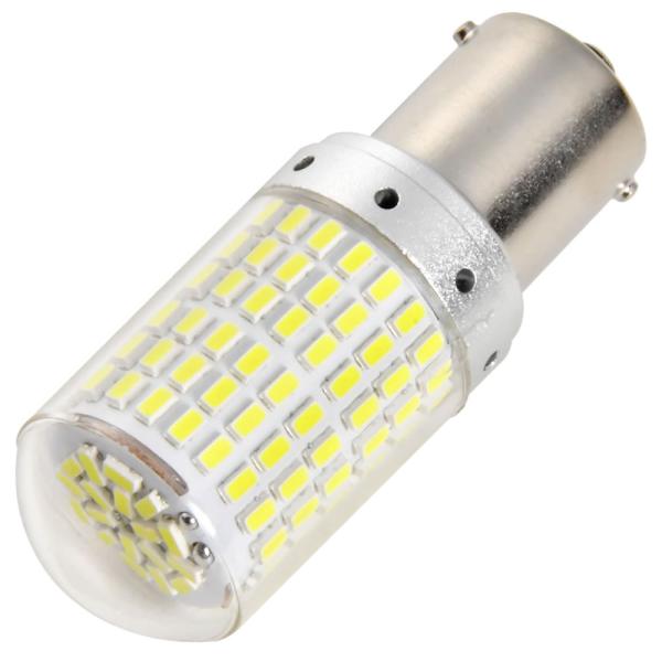 とてつもなく明るい 猛爆 LED 144連 SMD 単品 12V S25 シングル 平行ピン 180...