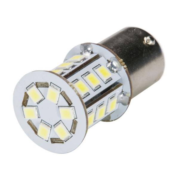 24V 24連SMD S25シングル/G18 (BA15s) LED ホワイト 白 大型車用 バック...