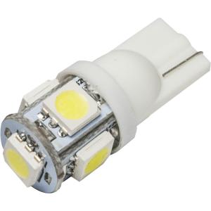 24V SMD5連 T10 LED ウェッジ球 トラック デコトラ ダンプ バス 大型車用 ホワイト