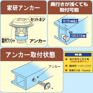 メール便可 家研アンカー KA5-12　5セット入 家研販売｜oktools