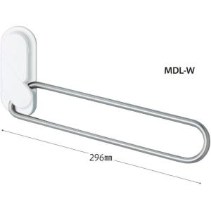 川口技研 ホスクリーン MDL型 アーム長 290ミリ 左右1組 ホワイト色 MDL-W