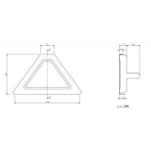 軒先面戸 爪付 ルーフデッキ 88タイプ用の詳細画像1