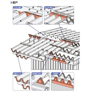 軒先面戸 爪付 ルーフデッキ 88タイプ用の詳細画像3