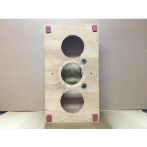 木製 手作り スピーカー ボックス 1個 穴3つ 仕入品 ハンドメイド