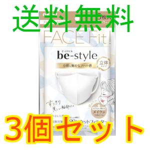 ビースタイル　立体タイプ　ふつうサイズ　プレミアムホワイト　５枚入　3個セット　全国一律送料無料