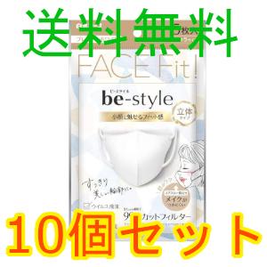 ビースタイル　立体タイプ　ふつうサイズ　プレミアムホワイト　５枚入　10個セット　全国一律送料無料