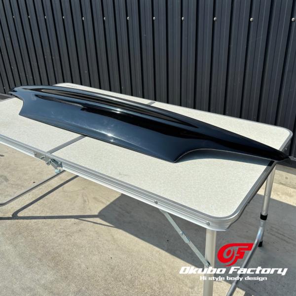 R34 4ドア トランクスポイラー FRP オオクボファクトリー 10周年記念モデル クリア未塗装　...