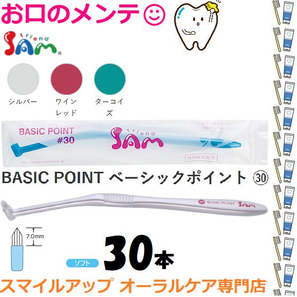 サムフレンド BASIC POINT ベーシックポイント ＃30 ３０本 Sやわらか　ワンタフトハブ...