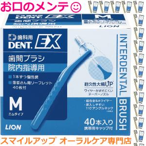 LION（ライオン） 歯間ブラシ DENT.EX 院内指導用 キャップ付 デント