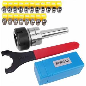 MT2 MT3 MT4 ER25 M10 M12 M16 ER25春ク ランプ 9個 + ER25レンチ1個コレットチャックモールス