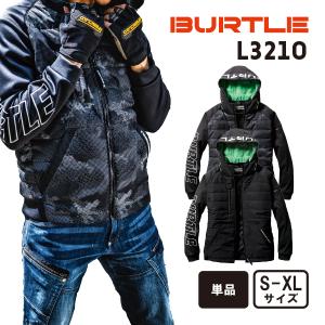 バートル BURTLE 秋冬 L3210 防風フーディジャケット 展示会限定モデル 防水 撥水 防風 サーモクラフト対応 男女兼用 服のみ