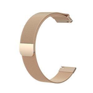 Amazfit スマートウォッチ 20mm用 22mm用 ステンレス メッシュ 替えベルト 腕時計 交換 マグネット式 付け替えベルト バンド 交換ベ