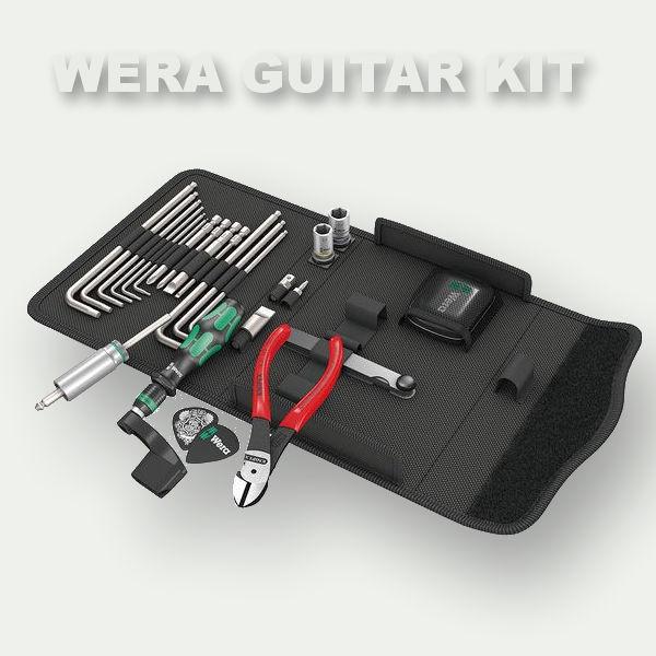 WERA ヴェラ ギター メンテナンス 工具セット GUITAR KIT 弦交換 弦高 オクターブ ...