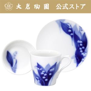 美品　大倉陶園　ブルーフラワー　ケーキ皿　パン皿　6枚 美品 大倉陶園 ブルーフラワー ケーキ皿 パン皿 6枚 大倉陶園