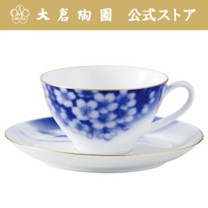 大倉陶園 【大倉陶園直営店】 小花 モーニングカップ＆ソーサー 日本製