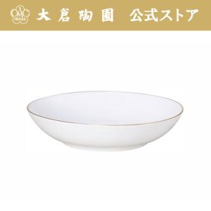 大倉陶園直営店】 ゴールドライン（リムシェープ） 22cmスープ皿 日本