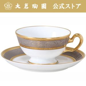 大倉陶園 美品 OKURA ゴールドライン カップ＆ソーサー 2客 ペア