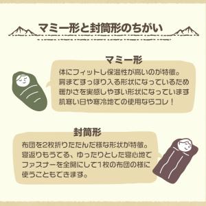 寝袋 コンパクト 洗える シュラフ キャンプ ...の詳細画像4