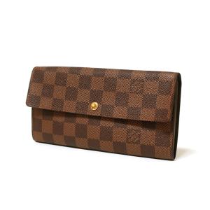 ルイヴィトン ダミエ エベヌ ポルトフォイユ サラ 長財布 N61734 ルイヴィトン ダミエ エベヌ ポルトフォイユ・サラ 長財布 N61734
