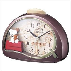 【正規品】リズム RHYTHM 時計 クロック キャラクター スヌーピー 4SE506MJ09 キャラクター時計 スヌーピーR506