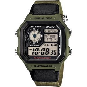 【箱なし】【メール便選択で送料無料】CASIO カシオ 腕時計 海外モデル AE-1200WHB-3B メンズ SPORTS スポーツ AE-1200WHB-3B｜okurimonoya1