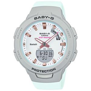 CASIO カシオ 腕時計 海外モデル BSA-B100MC-8A レディース BABY-G ベビーG Bluetooth対応 (国内品番はBSA-B100MC-8AJF)｜okurimonoya1
