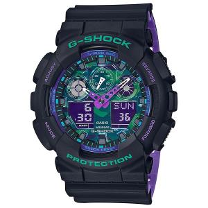 CASIO カシオ 腕時計 海外モデル GA-100BL-1A メンズ G-SHOCK Gショック レトロスポーツテイスト (国内品番 GA-100BL-1AJF)