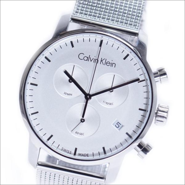 Calvin Klein カルバンクライン 腕時計 K2G27126 City シティ クロノグラフ...