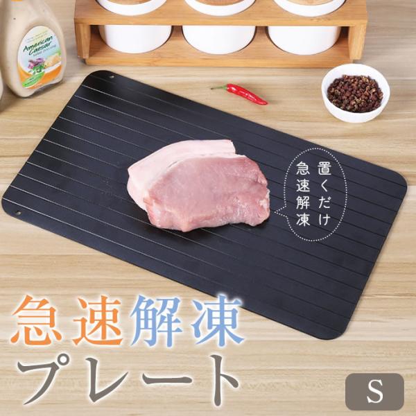 解凍プレート 急速解凍 プレート 自然解凍 解凍板 急速 解凍 肉 刺身 冷凍食品対応 解凍皿 プレ...