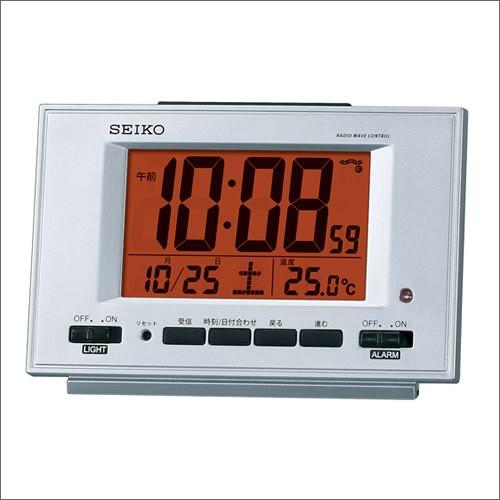 SEIKO セイコー クロック SQ780S 置時計 デジタル時計 電波