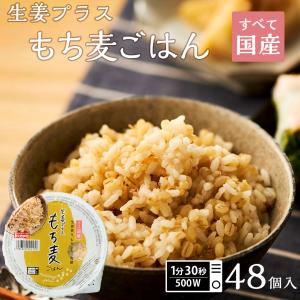 ご飯パック 生姜プラスもち麦48個セット 160g おくさま印 お米 レトルト 小分け 長期保存 無添加 国産 レンジで簡単 温めるだけ 還暦 寒中 暑中見舞い 送料無料