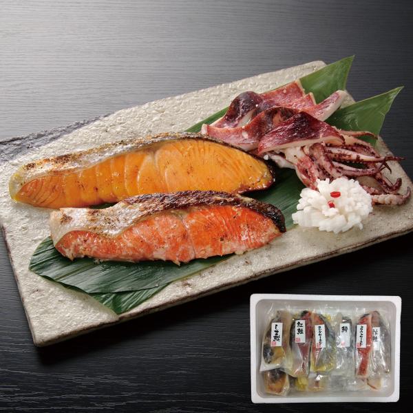 漬け魚切身詰合せ 12セット 秋鮭 しまほっけ甘味噌漬 トラウトサーモン 真いか 真鱈粕漬 紅鮭 キ...