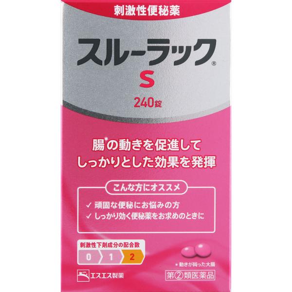 スルーラックＳ 240錠 【4987300056226】　胃腸薬　便秘薬　便秘　医薬品　医薬部外品　