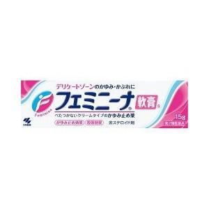 フェミニーナ軟膏S 1個（15g入） 　外用薬　湿疹　皮膚炎　医薬品　医薬部外品　｜okusuriyasan