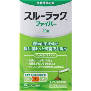 スルーラックファイバー1.5g×10包   胃腸薬 便秘薬 便秘 医薬品 医薬部外品