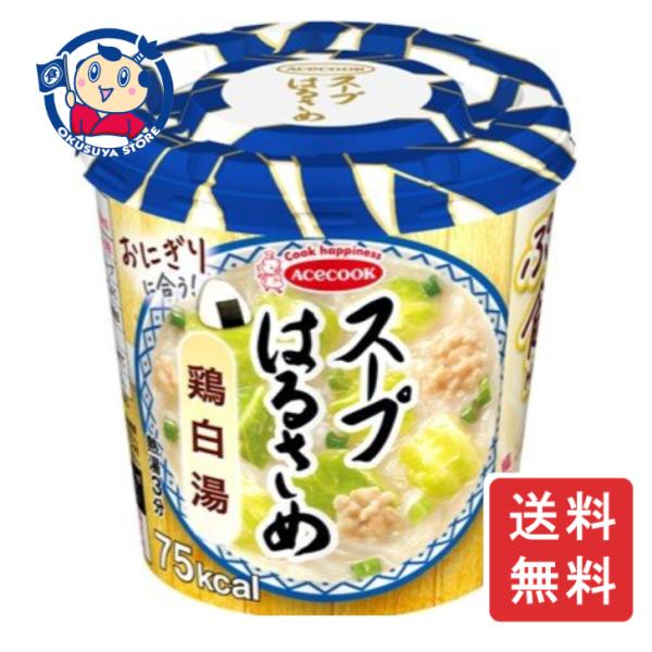 エースコック  スープはるさめ 鶏白湯 22g×6個×3ケース