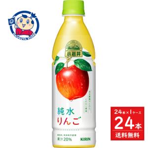 小岩井 キリン 純水りんご 430ml×24本(1ケース) PET アップルジュース