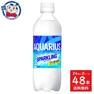 コカコーラ アクエリアス スパークリング 490ml×24本入×2ケース 発売日：2024年5月20日｜okusuya