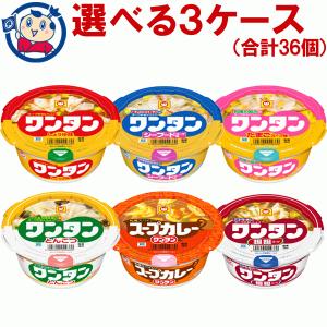 東洋水産 マルちゃんワンタン 選べる3ケースセット (合計36個