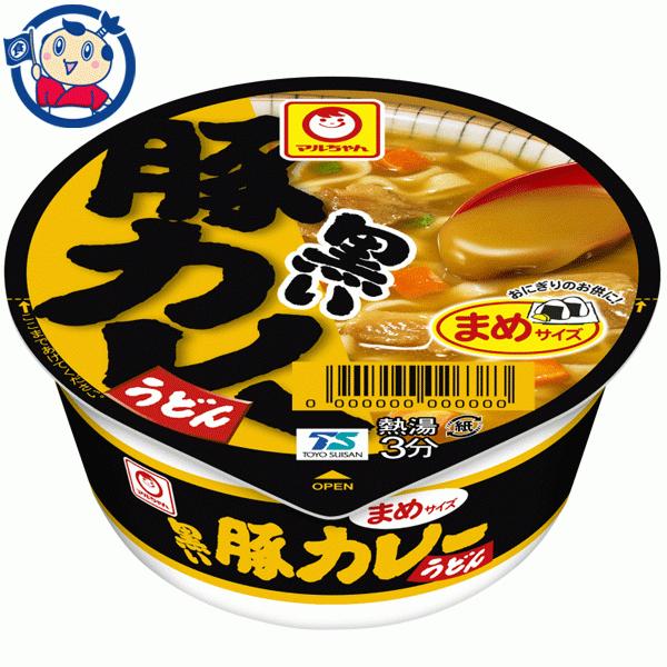 東洋水産 マルちゃん黒いまめ豚カレーうどん 42g×12個入×2ケース