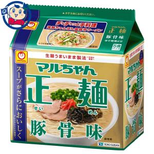 東洋水産 マルちゃん 正麺 豚骨味 ５食パック×6個入×3ケース 発売日：2022年9月5日｜okusuya